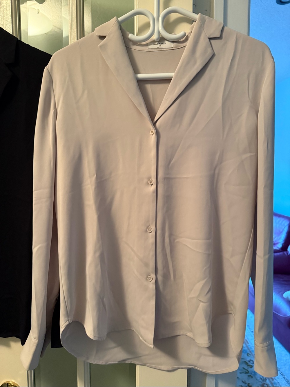 Babaton Satin Crepe Shirt